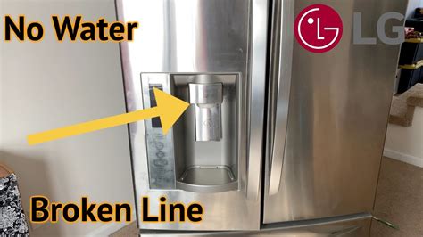 lg refrigerator low water pressure|LG Refrigerator